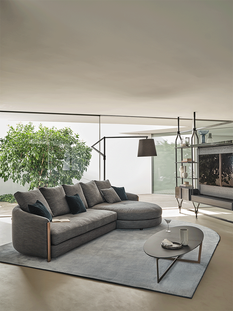 Arredamento in stile nordico: protagonista la luce 1 Bonnie, il divano Bontempi