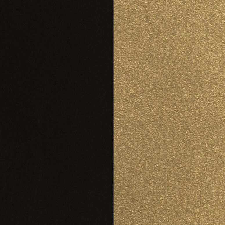 Metallo Laccato - Bicolor (nero profondo-oro)